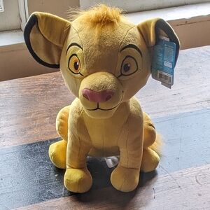 NWT Disney Lion King Simba Plush 14 inches Just Play